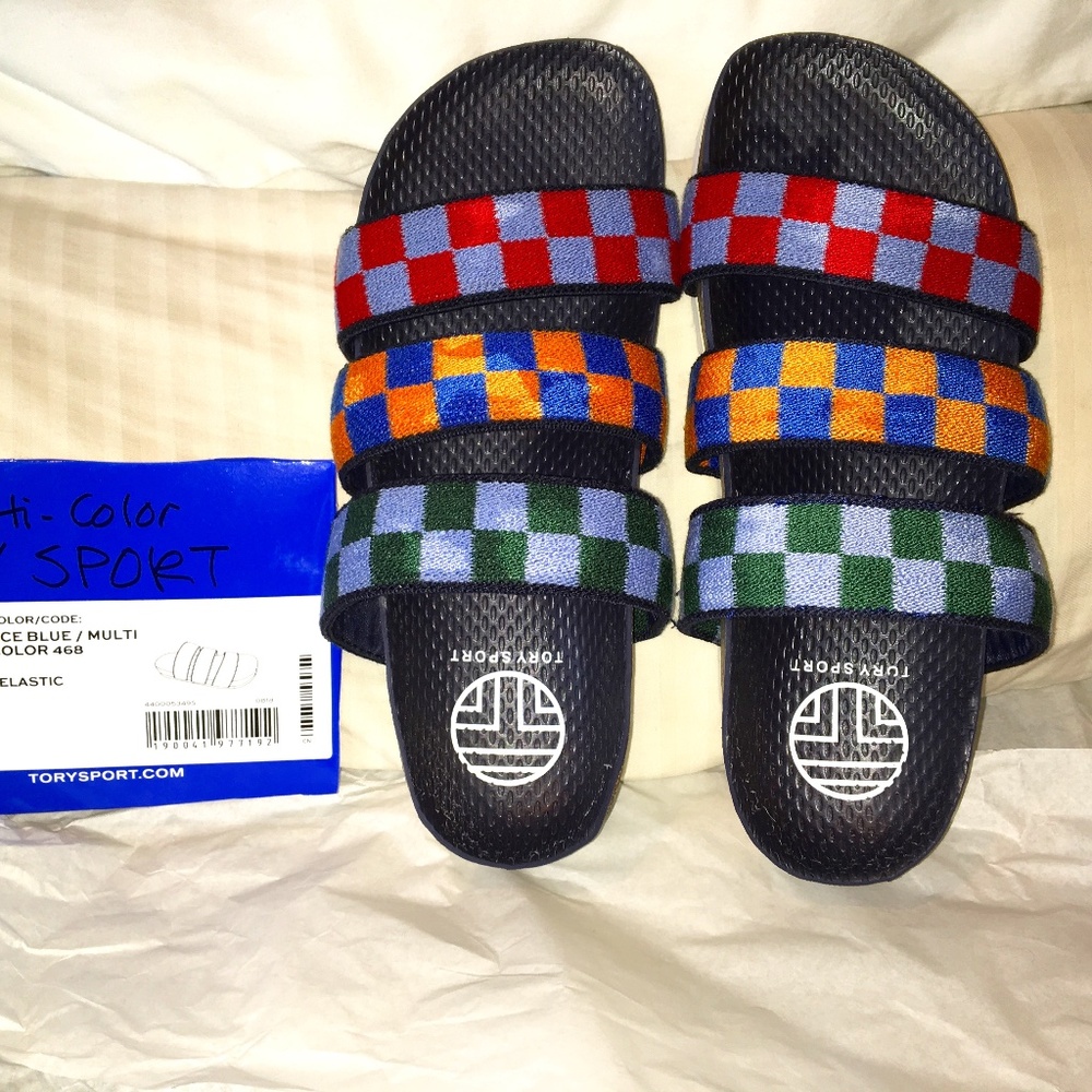 TORY BURCH SPORT multi-colored slide